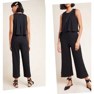 Anthropologie Scalloped Frey’s jumpsuit slightly used